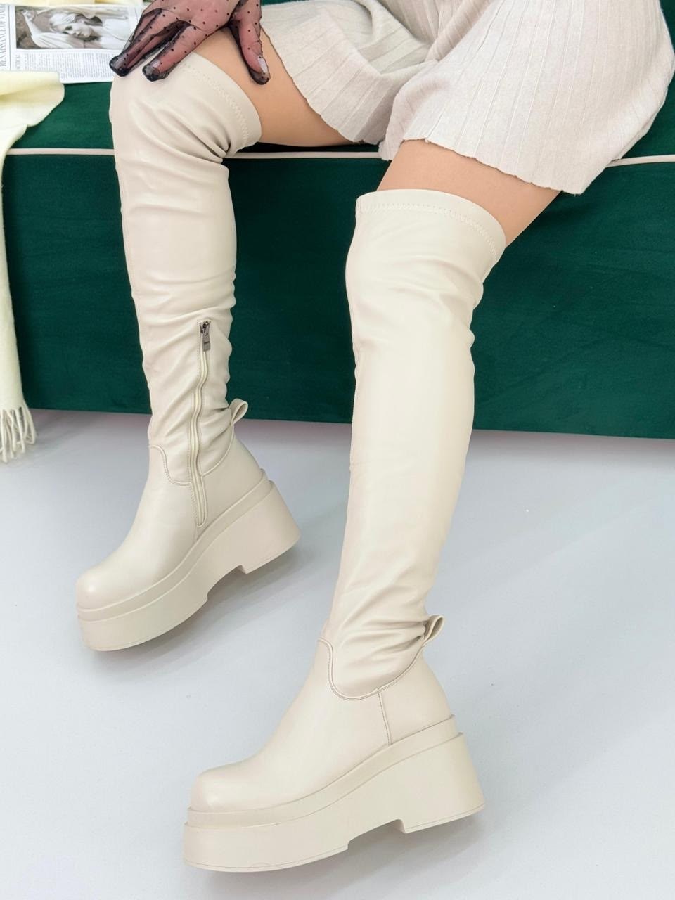 ботфорты женские,,сапоги ботфорты,женские сапоги,ботфорты бежевые