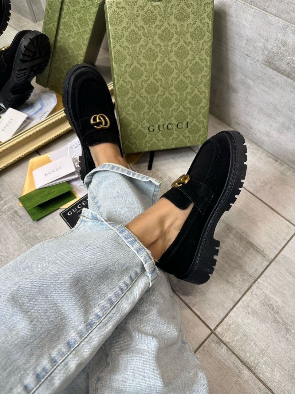 лоферы gucci,,лоферы женские gucci,лоферы женские натуральная замша,gucci лоферы на платформе