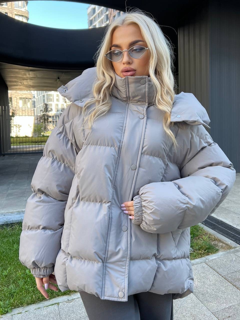 оверсайз куртка,зимние куртки,куртка модная,оверсайз пуховик,стильная куртка