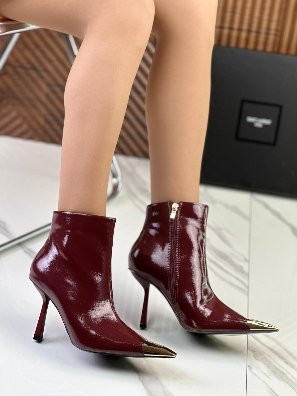 ботильоны лакированные,женские ботильоны,ботильоны лаковые,модные ботильоны, женская