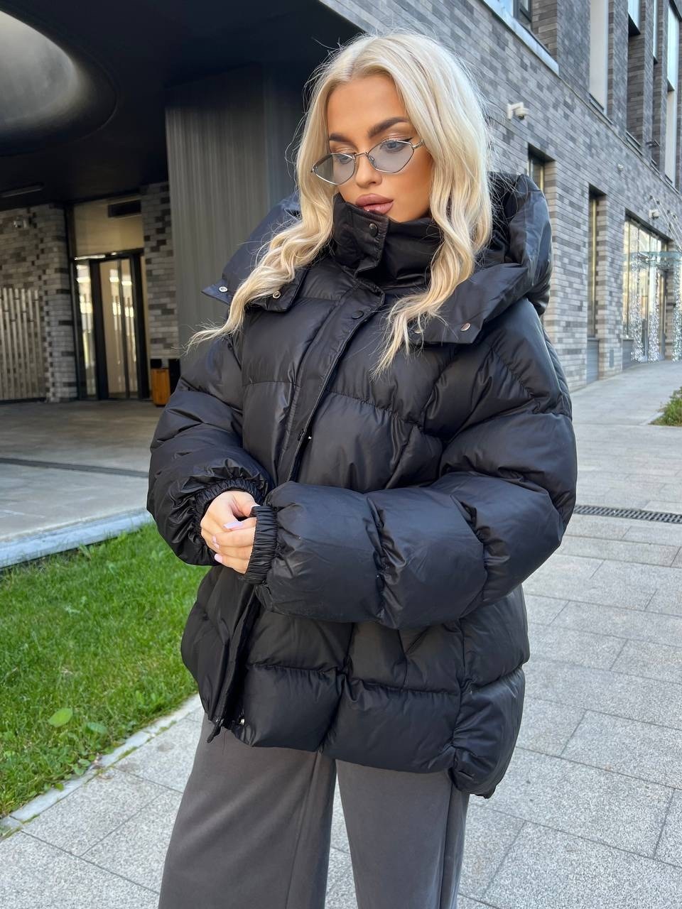 оверсайз куртка,зимние куртки,куртка модная,оверсайз пуховик,стильная куртка