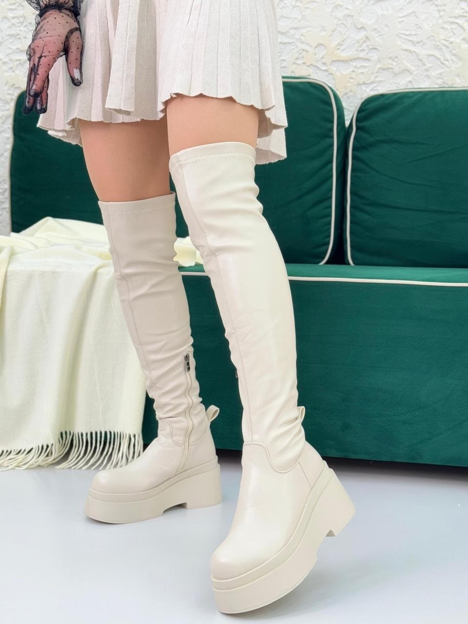 ботфорты женские,,сапоги ботфорты,женские сапоги,ботфорты бежевые