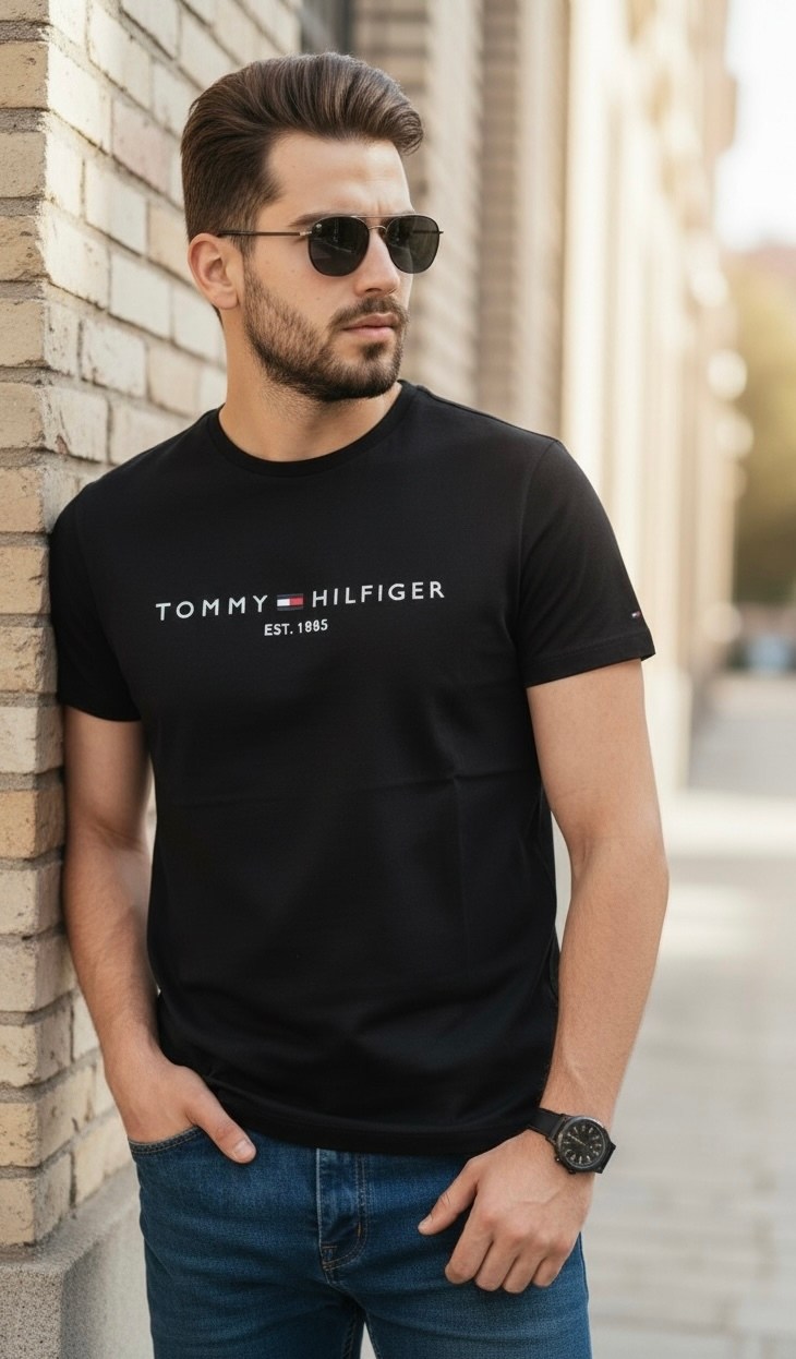 футболка томми хилфигер черная,футболка томми хилфигер черная мужская,футболка мужская tommy hilfiger,томми хилфигер футболка est.1985,футболка томми хилфигер мужские