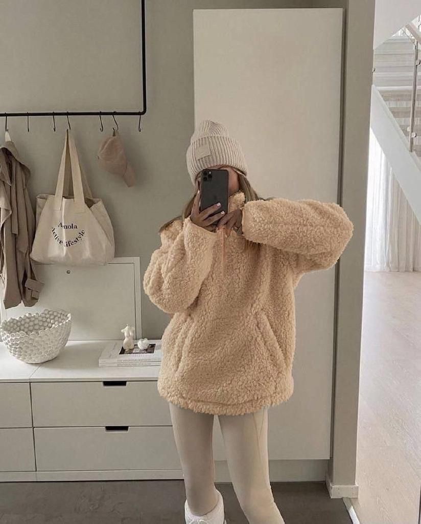 худи барашек,женское худи из барашка,кофта оверсайз теплая,плюшевое худи,толстовка модная