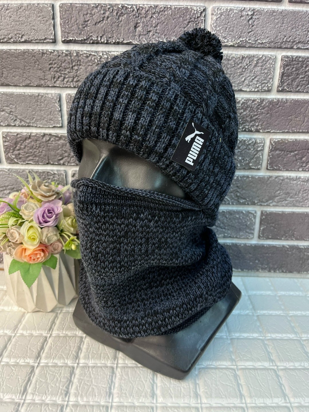 комплект шапка и снуд,шапка и снуд,комплект шапка и снуд зимний мужской,шапка со снудом мужская,мужской комплект шапка и снуд