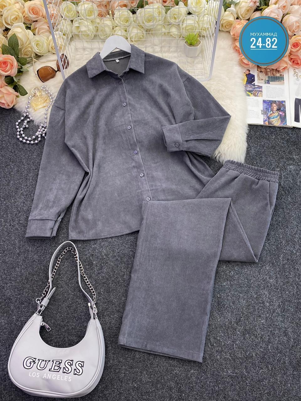 костюм двойка с брюками,вельветовые костюмы женские рубашка и штаны,костюм с брюками,костюмы женские,костюм двойка вельвет