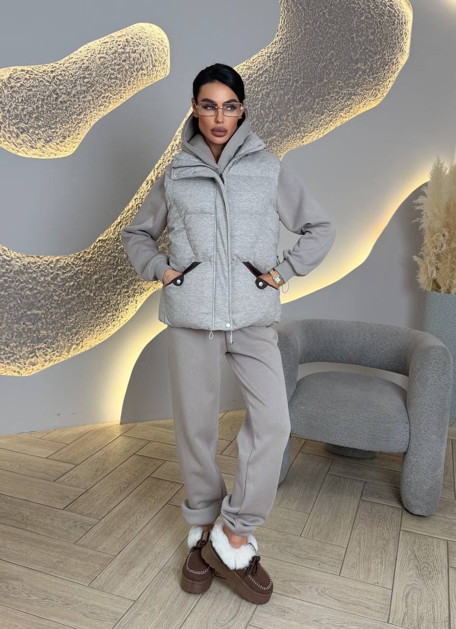 костюм женский тройка,спортивный костюм тройка с жилеткой,костюм тройка женский спортивный,костюм тройка на флисе,костюм женский на флисе