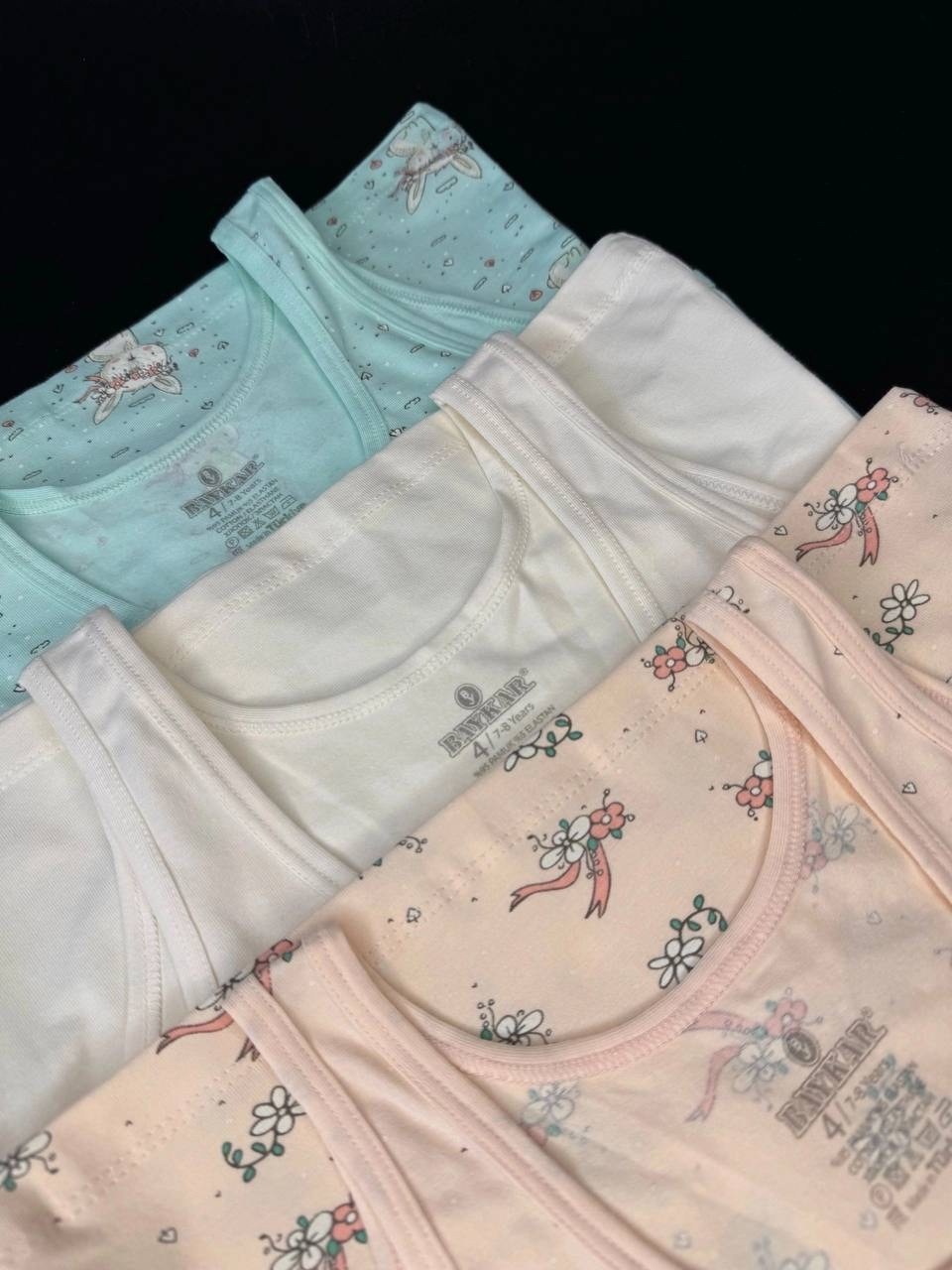 майка для девочки baykar,комплект маек baykar для девочек,майка для девочки,майка для девочки байкар,нижнее детское белье