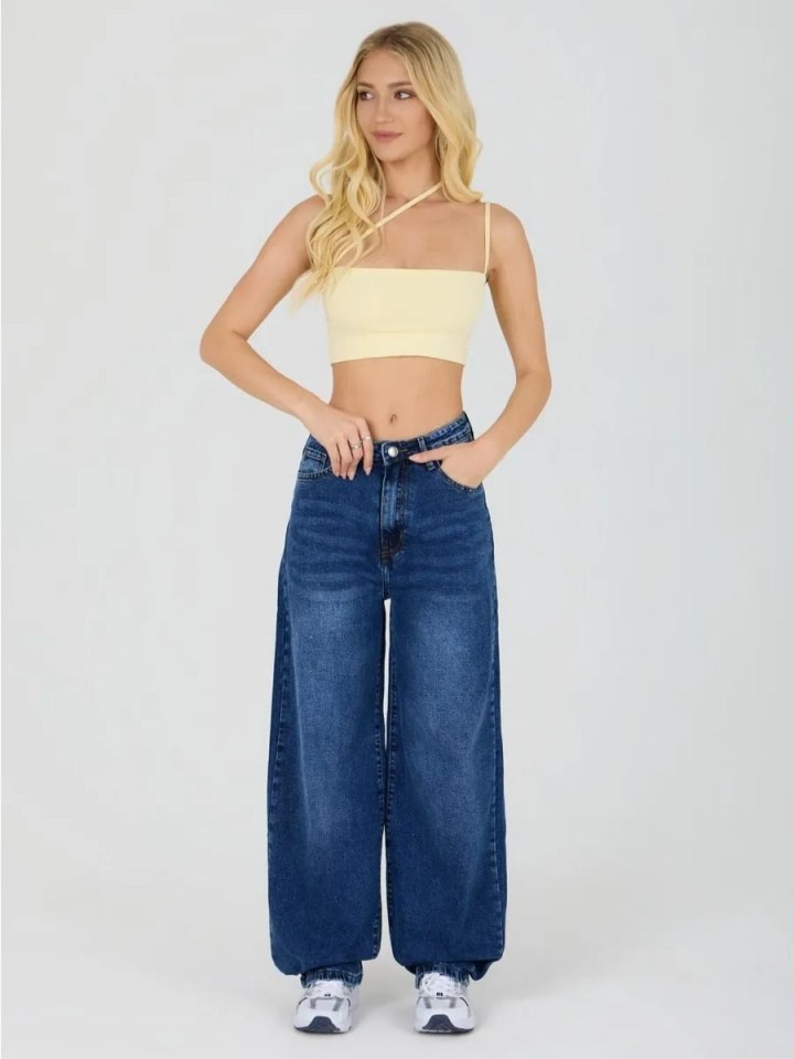 широкие джинсы,женские джинсы,джинсы палаццо синие,джинсах,женские широкие джинсы