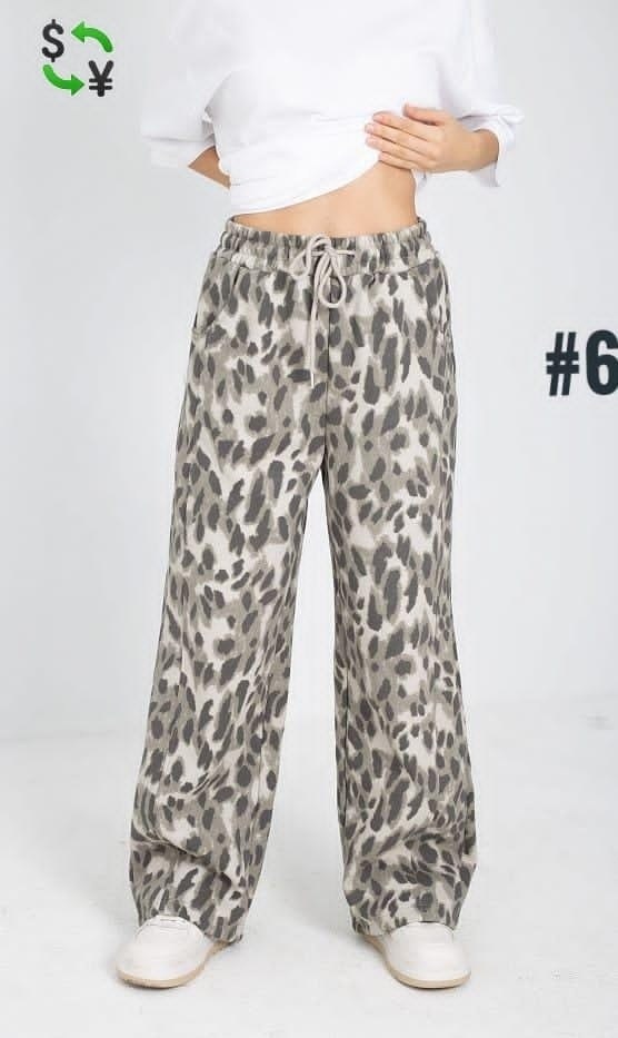 брюки палаццо,широкие брюки,леопардовые брюки,женские брюки,брюки с леопардовым принтом