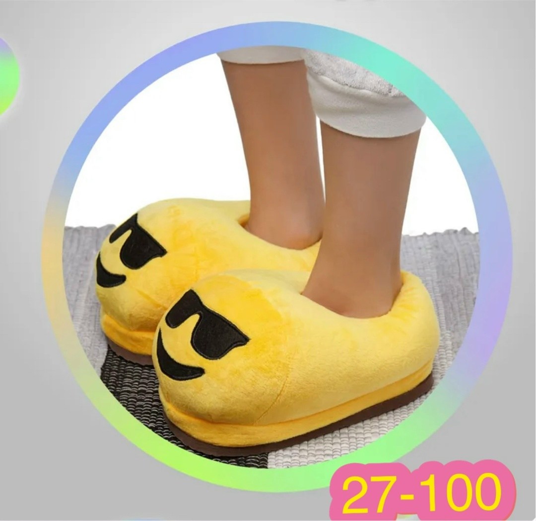 тапочки домашние женские смайлики,тапочки домашние,тапки смайлики,тапочки домашние со смайликом,тапочки домашние женские