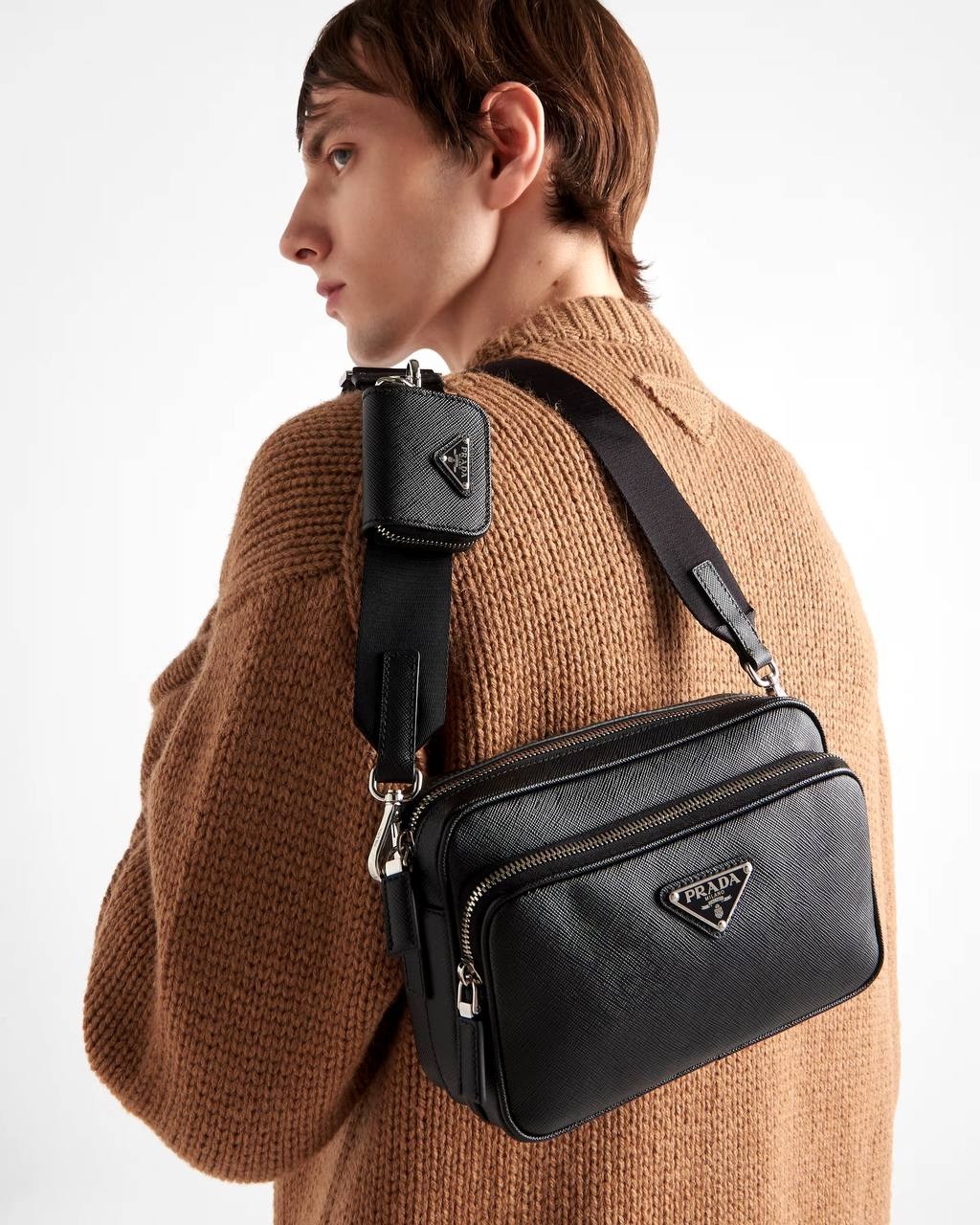 сумка мужская prada,сумка prada через плечо,prada сумка на плечо,сумка мужская,сумка prada через плечо черный