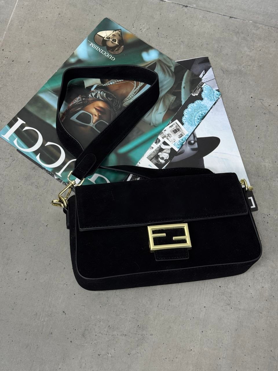 сумка fendi baguette,женская сумка fendi,fendi сумки,замшевая сумка,женская замшевая сумка