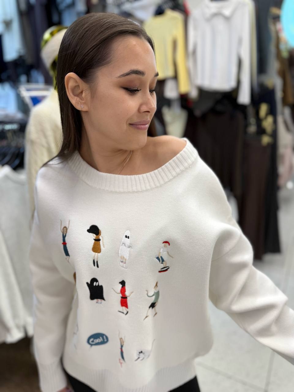 модные свитера,свитер для женщин,свитшот женская,свитер с принтом,свитер с вышивкой