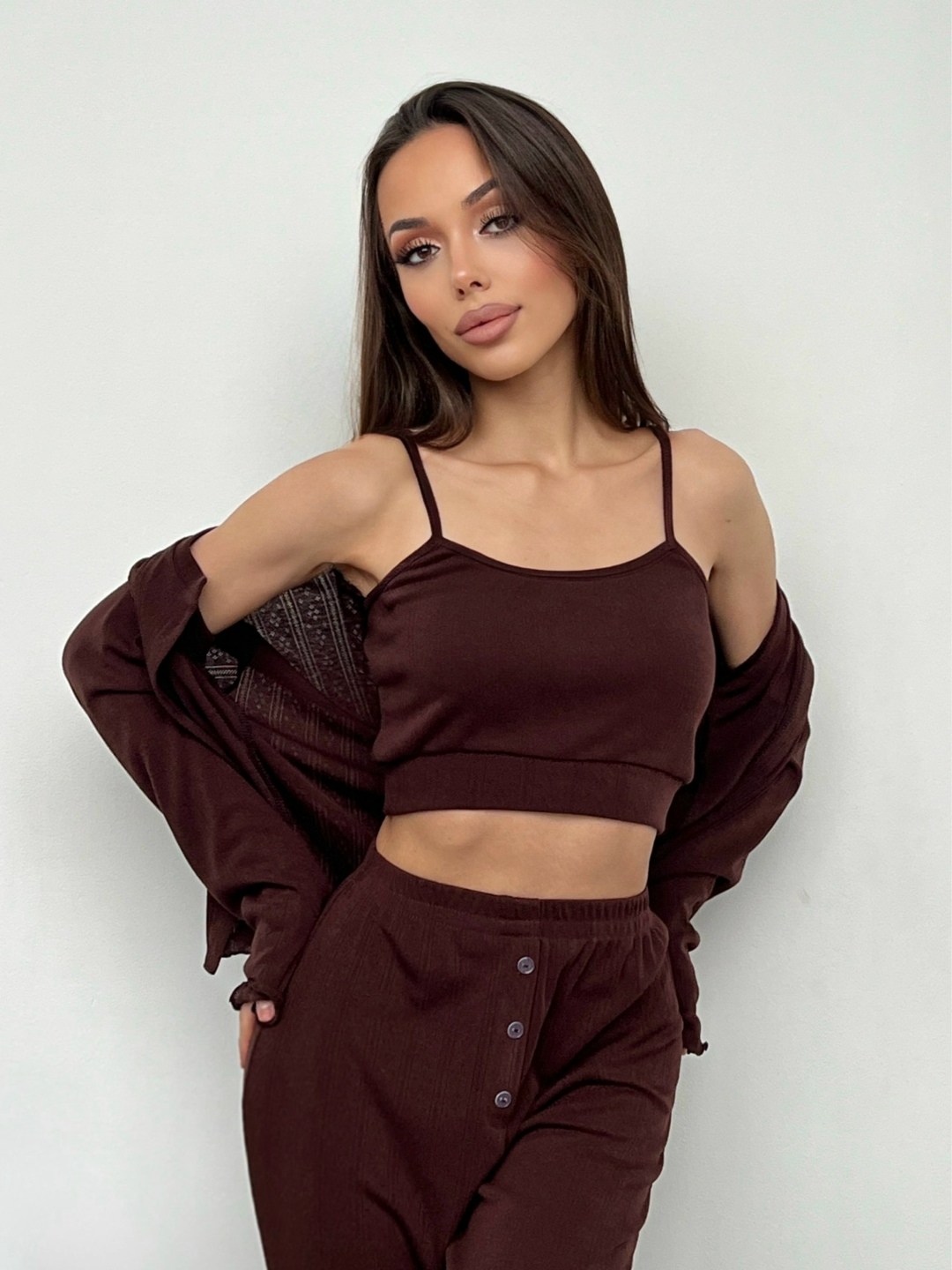 стильные костюмы,трикотажный костюм лапша,костюм женский лапша,костюм тройка лапша,костюм лапша с широкими штанами