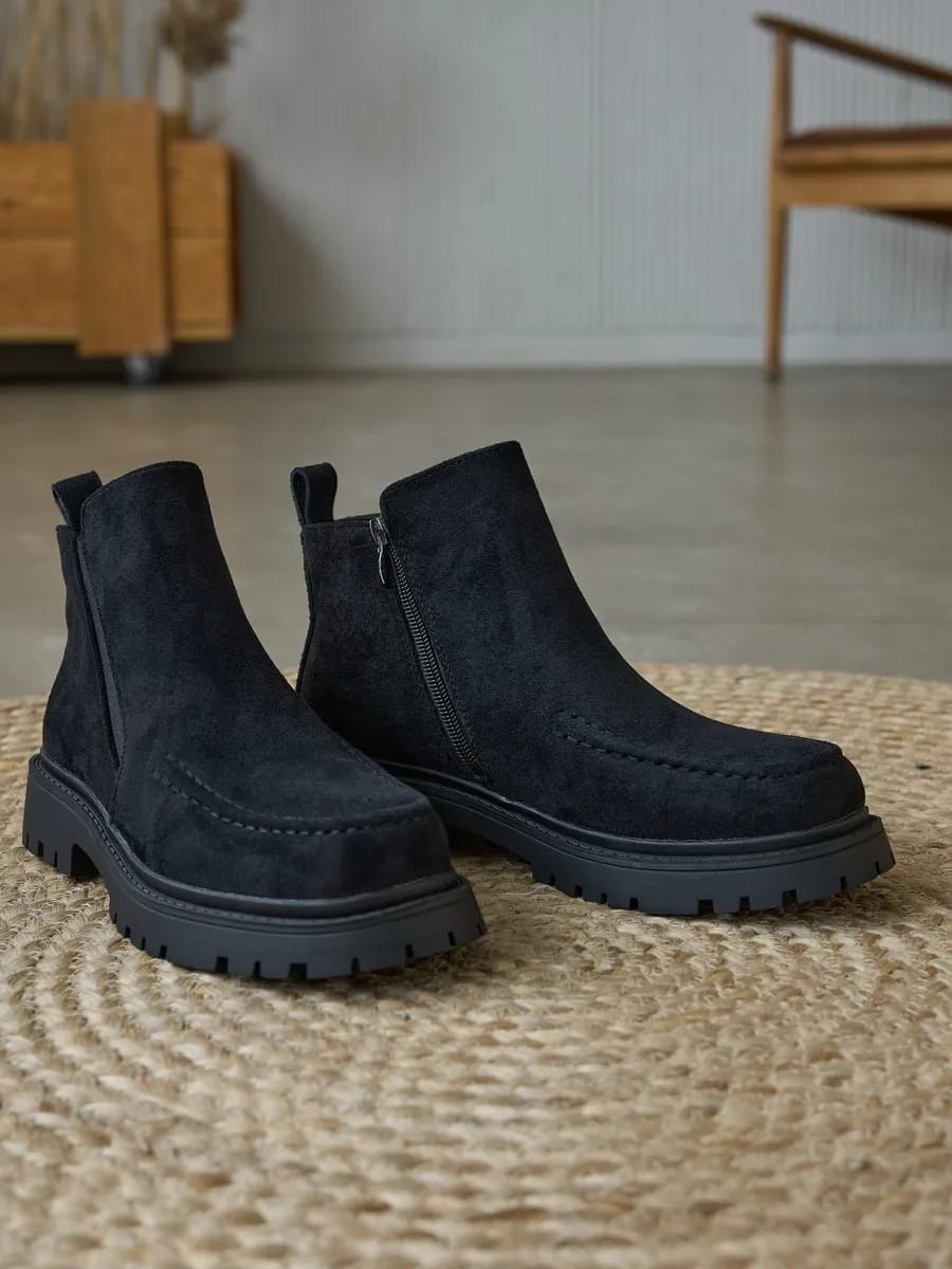 ,ботинки женские,челси ботинки,ботинки челси замшевые, женская