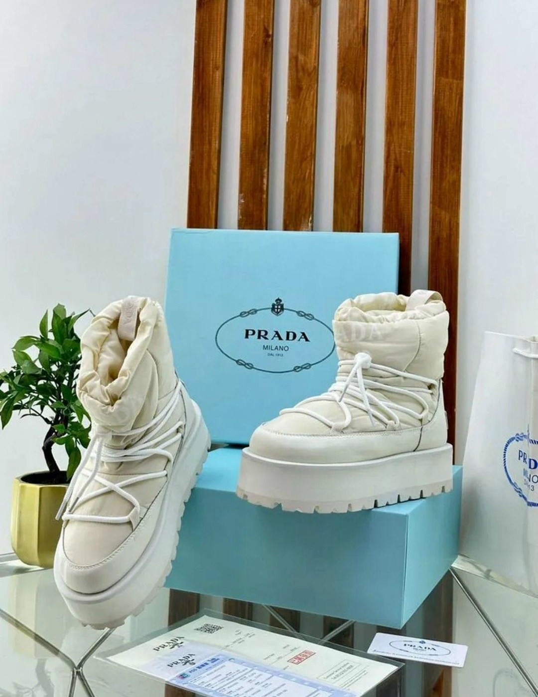 дутики prada,дутики прада,,женские дутики, женская