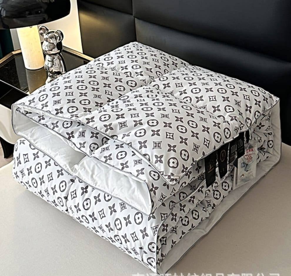 покрывало плед,плед луи виттон белый,комплект одеяло,постельное белье комплект,постельного белья