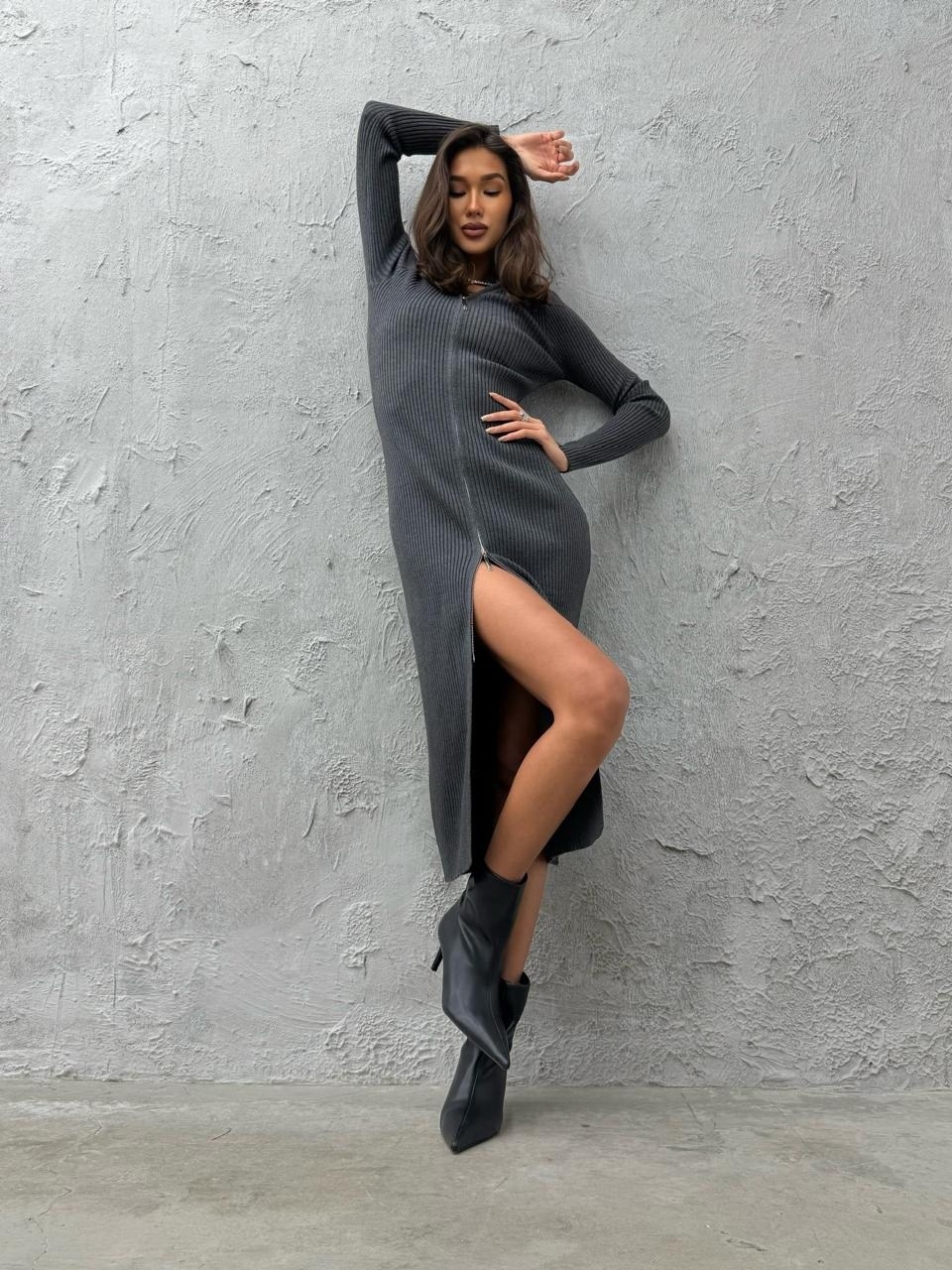 трикотажное платье,черное платье лапша,вязаное платье лапша,женское платье лапша,облегающее трикотажное платье