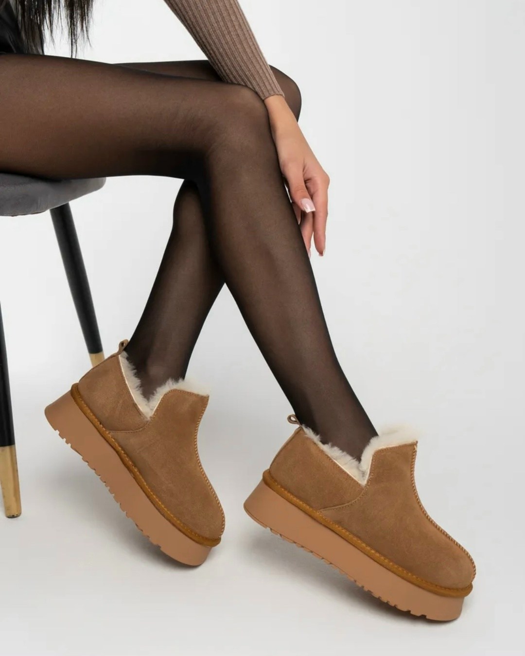 женские угги,,угги на платформе,угги натуральная замша,женские зимние угги