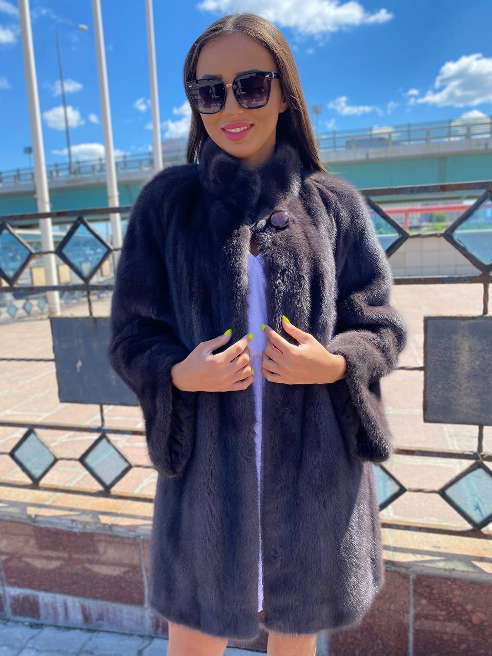 норковая шуба,норка шуба,шуба из норки,шуба норковая графит,самая дорогая норковая шуба