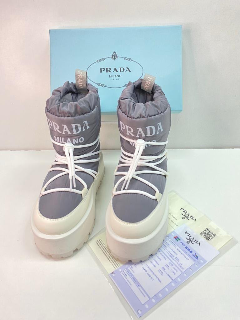 дутики prada,дутики прада,,женские дутики,дутики зимние