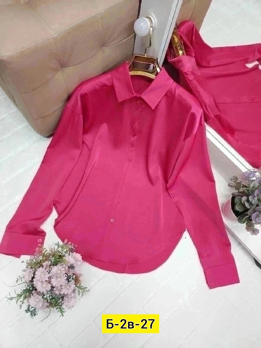 атласная рубашка,фуксия шелковая рубашка,блузка атласная женская праздничная,блузки,блузка атласная