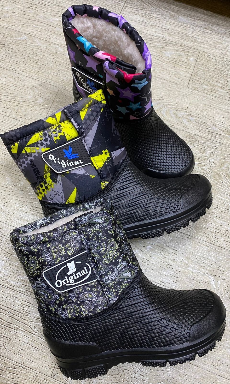 зимние детские сапоги nordman lumi на липучке,зимние детские сапоги nordman lumi на липучке темно-серые,детские сапоги,сапожки,сноубутсы детские