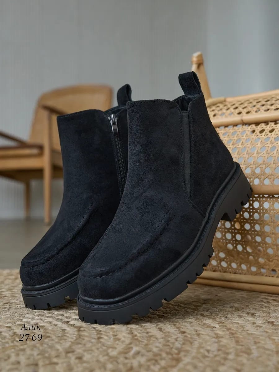 ,ботинки женские,челси ботинки,ботинки челси замшевые, женская