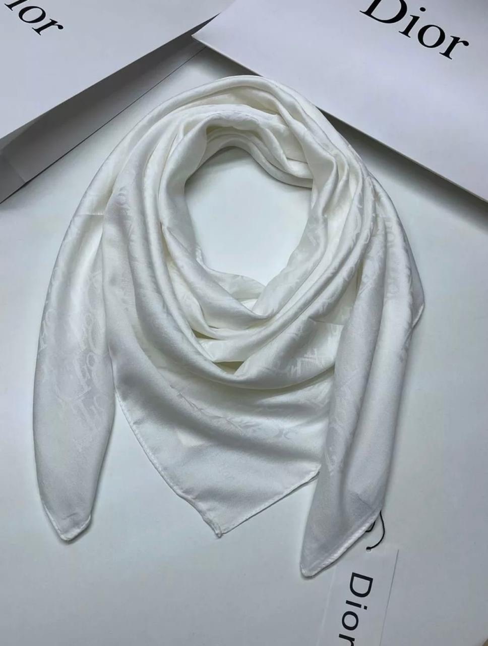 платок диор шелковый,женский шелковый платок шарф,синий платок,платок шелковый однотонный,платки люкс