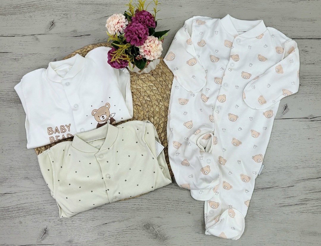 комплект комбинезон,комбинезон трия для новорожденных,одежда для новорожденного,комбинезон нательный для новорожденных,комбинезон для новорожденного