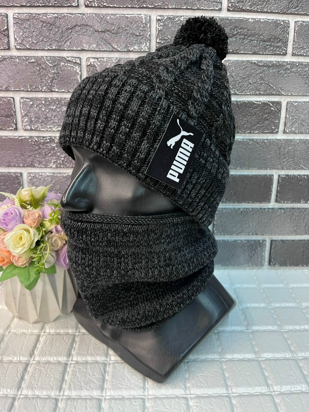 комплект шапка и снуд,шапка и снуд,комплект шапка и снуд зимний мужской,шапка со снудом мужская,мужской комплект шапка и снуд