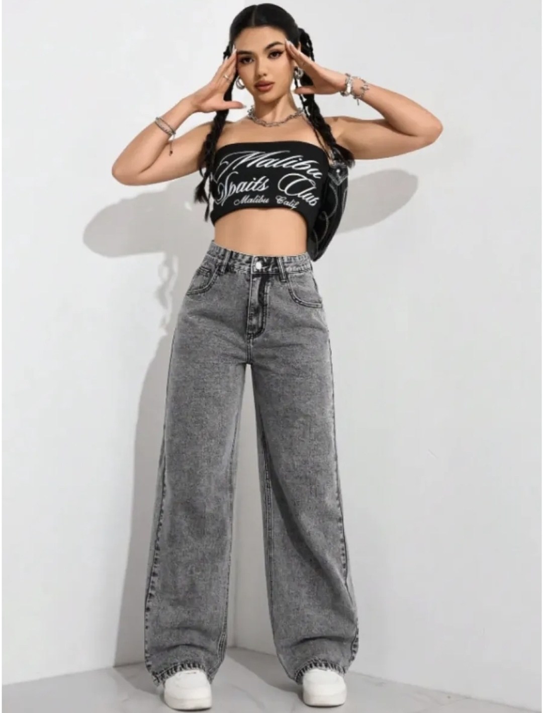 джинсы широкие,серые джинсы широкие,джинсы женские широкие,джинсы широкие трубы,джинсы широкие трубы палаццо