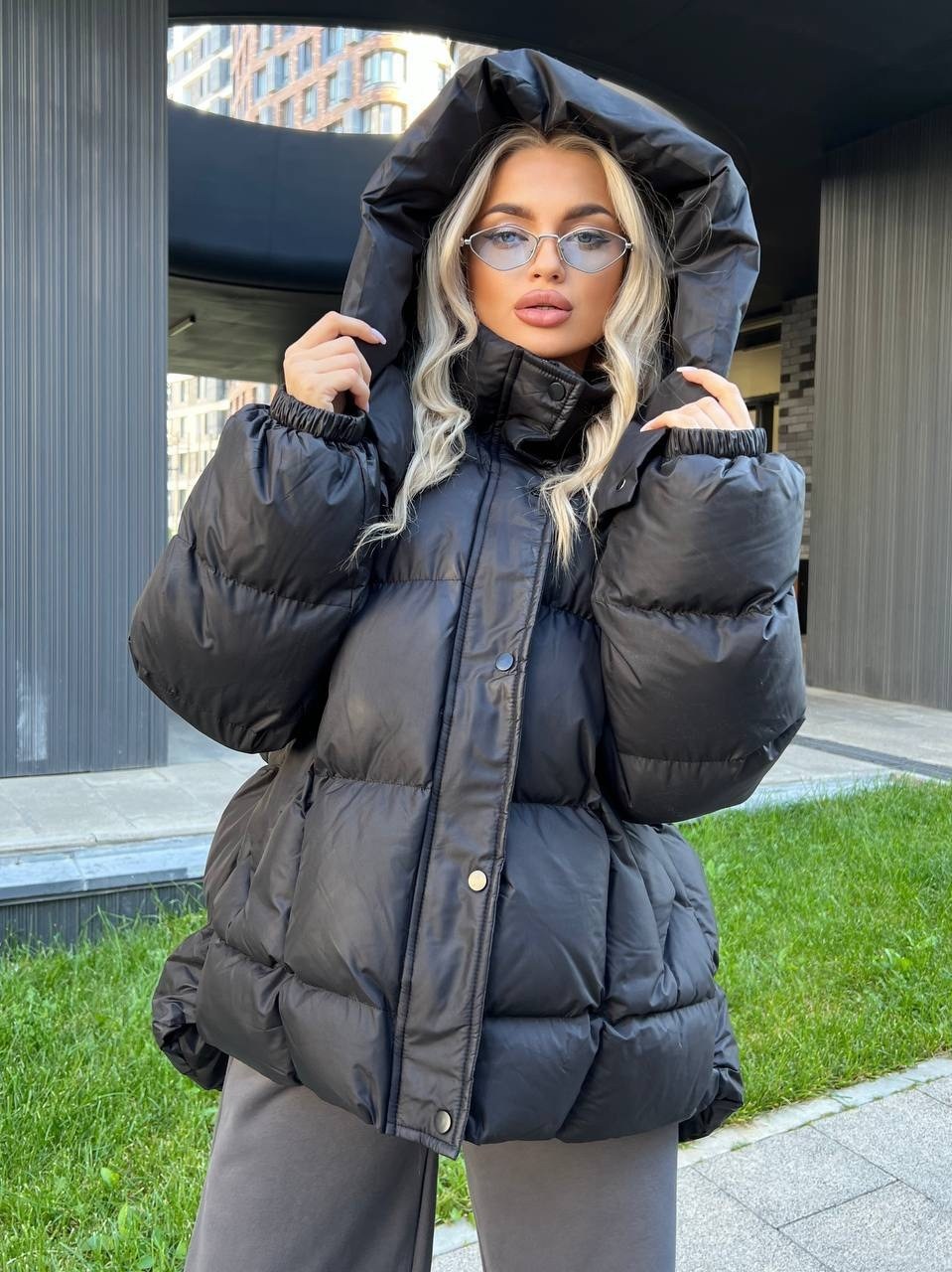 оверсайз куртка,зимние куртки,куртка модная,оверсайз пуховик,стильная куртка