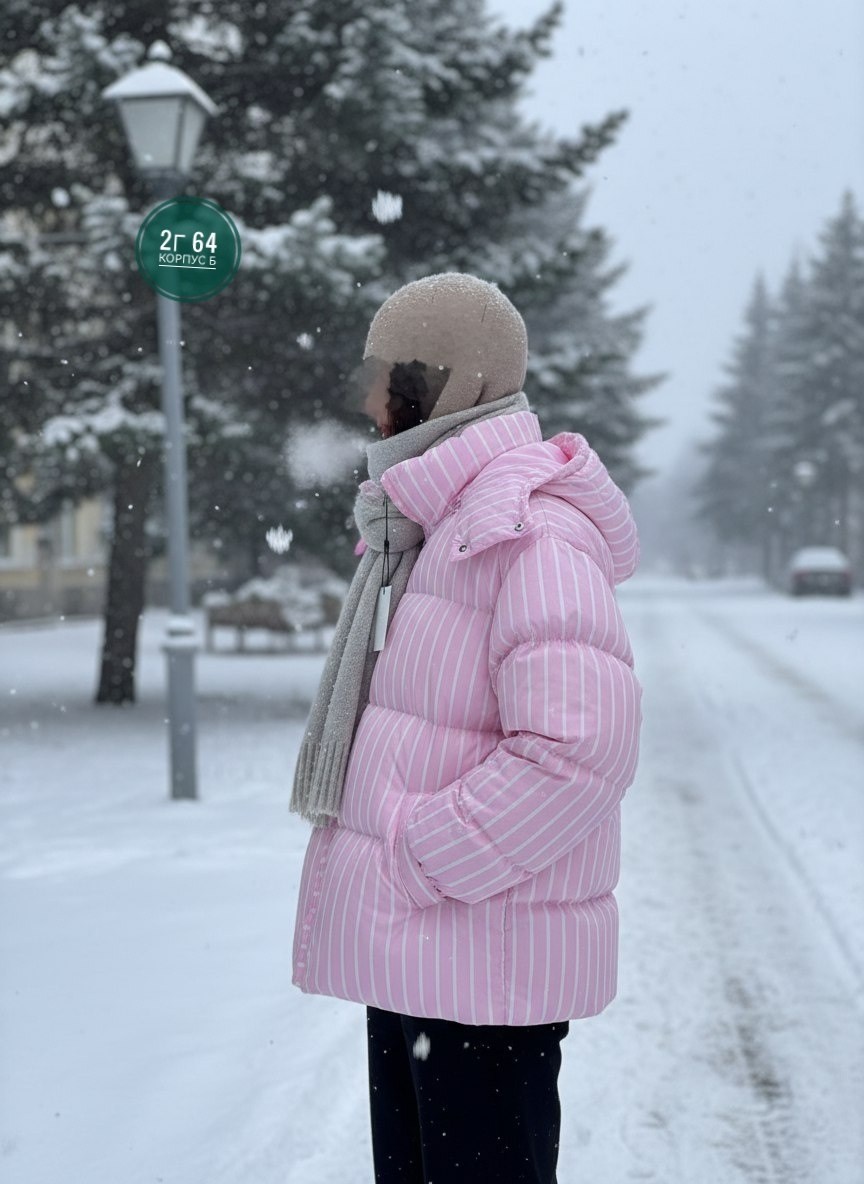 модные пуховики,стильные пуховики,зимние образы с пуховиками,куртка женская,куртка модная