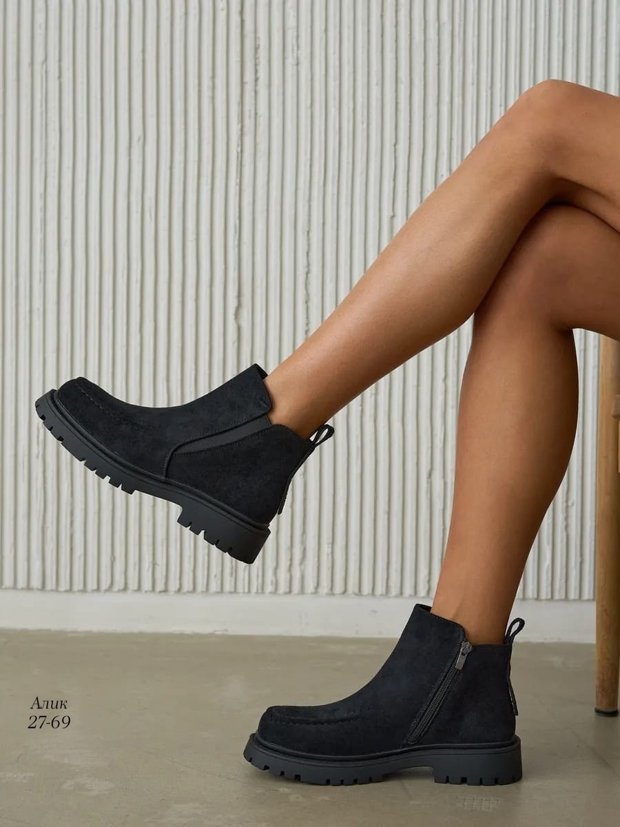 ,ботинки женские,челси ботинки,ботинки челси замшевые, женская