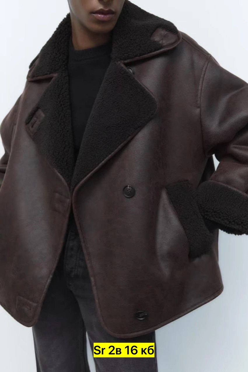 дубленка женская,дубленка авиатор женская,жакет оверсайз,дубленка оверсайз,женская куртка из искусственной кожи