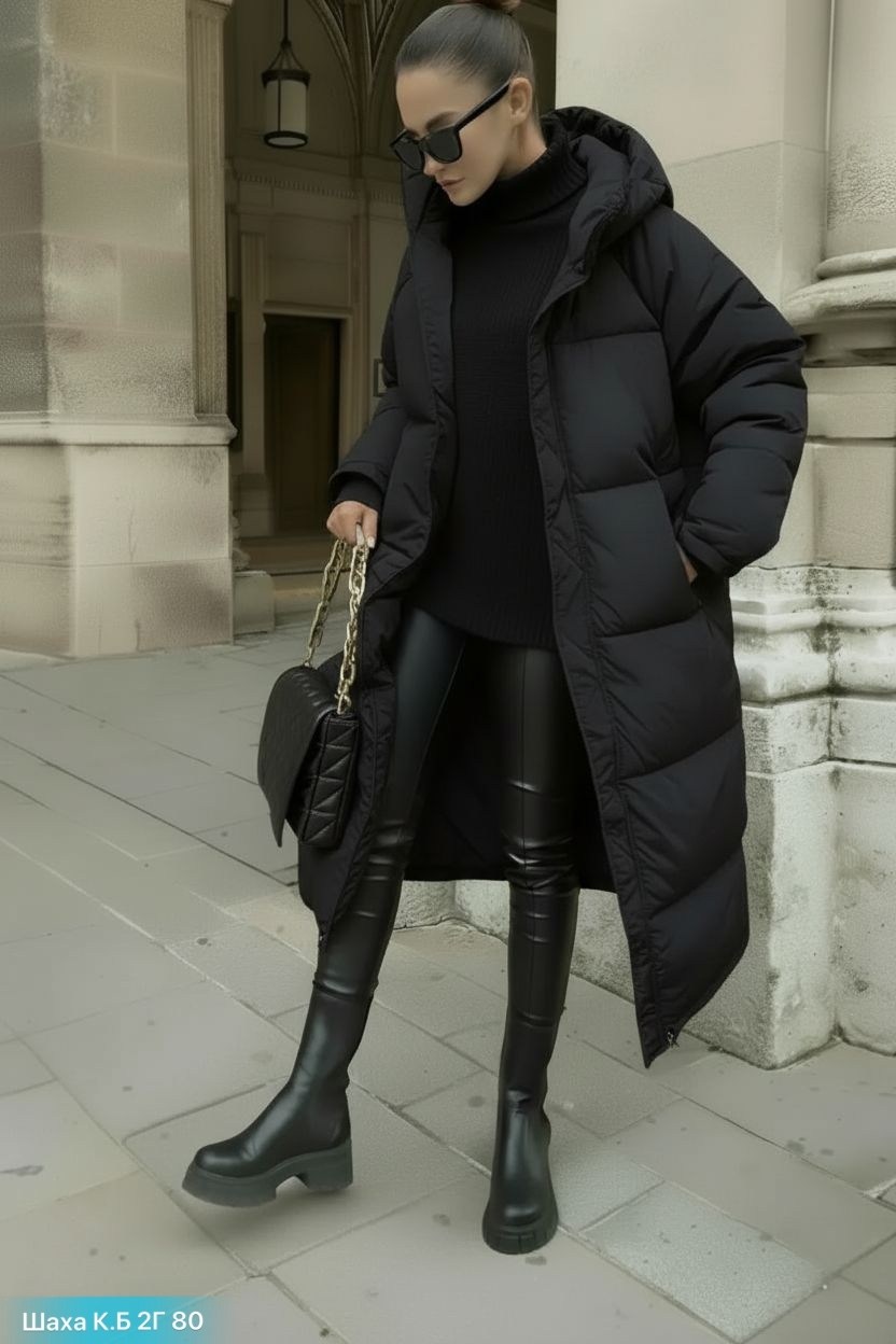 стильные пуховики,модные пуховики,зимние образы с пуховиками,длинные пуховики,пуховик зима