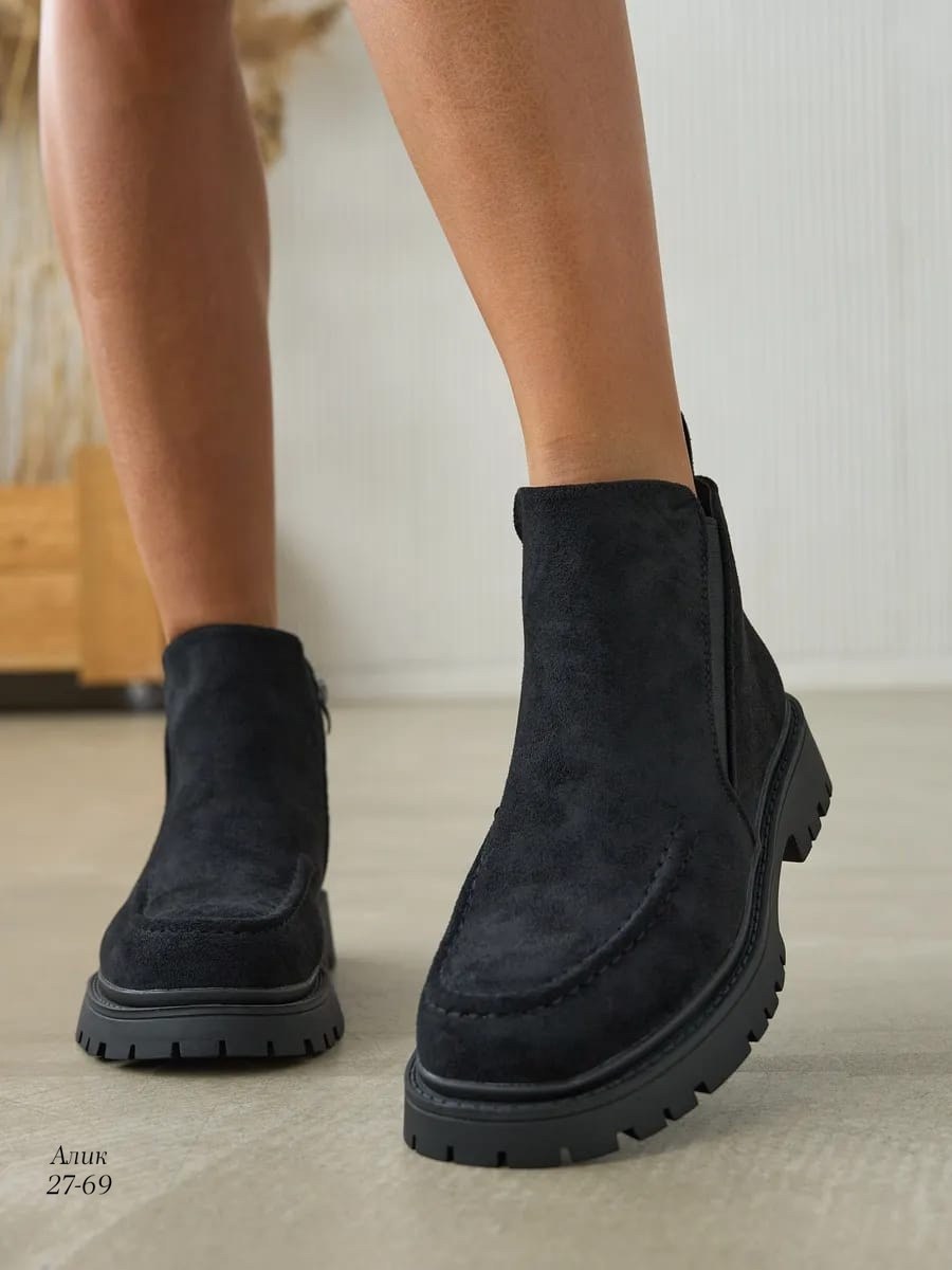 ,ботинки женские,челси ботинки,ботинки челси замшевые, женская