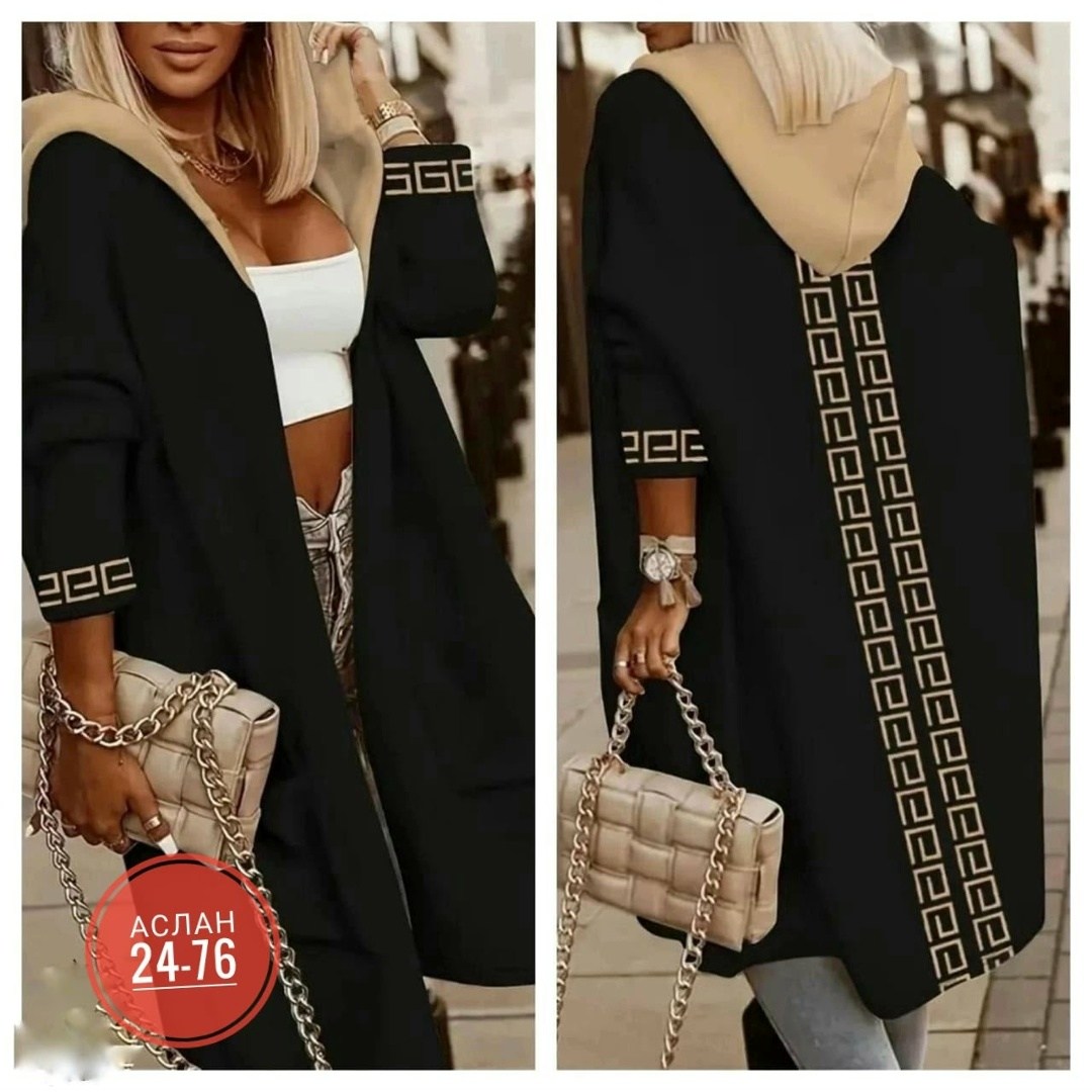 длинный кардиган с капюшоном,женский вязаный кардиган с капюшоном,женский однотонный вязаный кардиган с капюшоном,кардиган,женский длинный кардиган с капюшоном