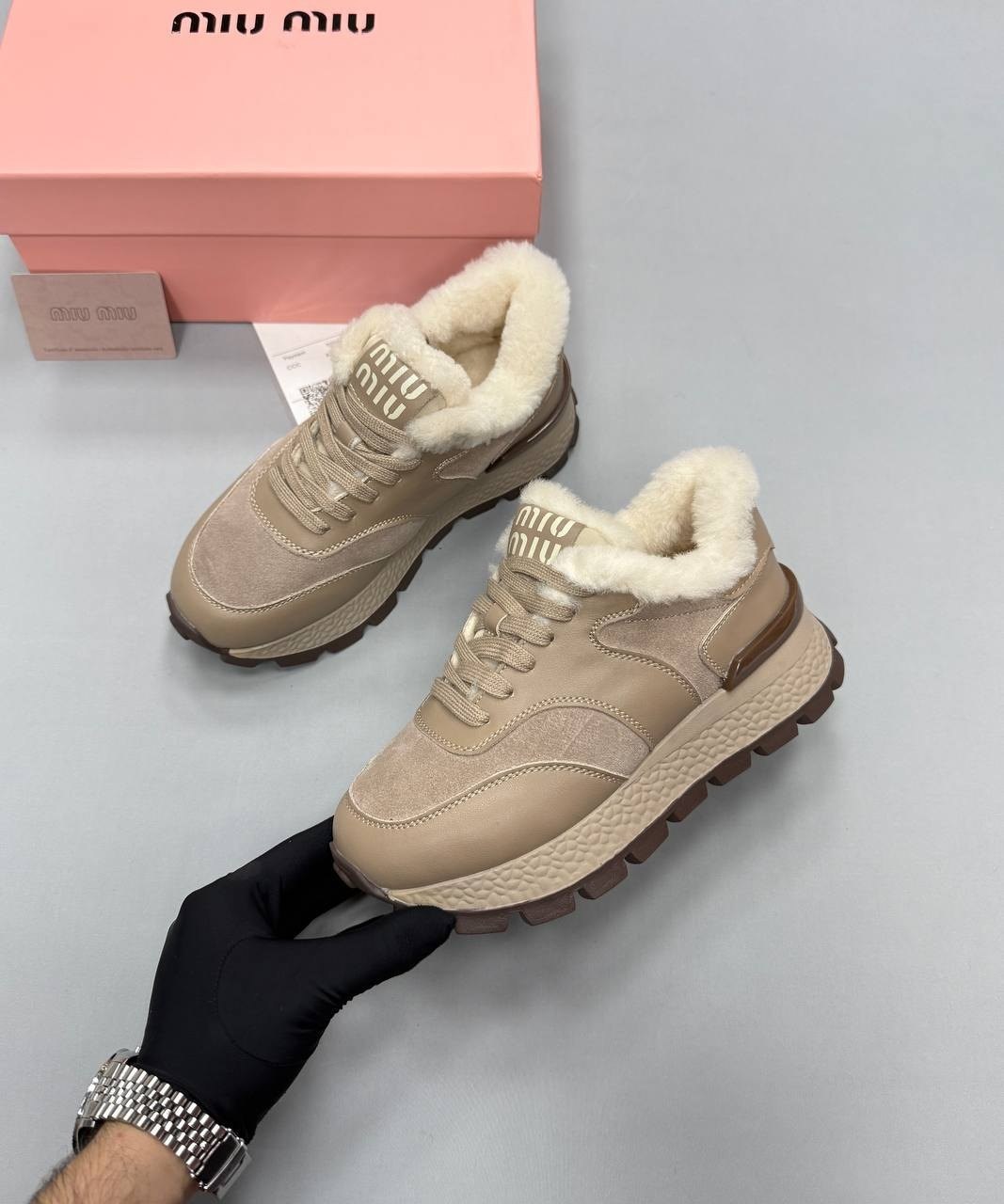 ,кроссовки женскиe,женские кроссовки miu miu,зимние женские кроссовки,зимние кроссовки
