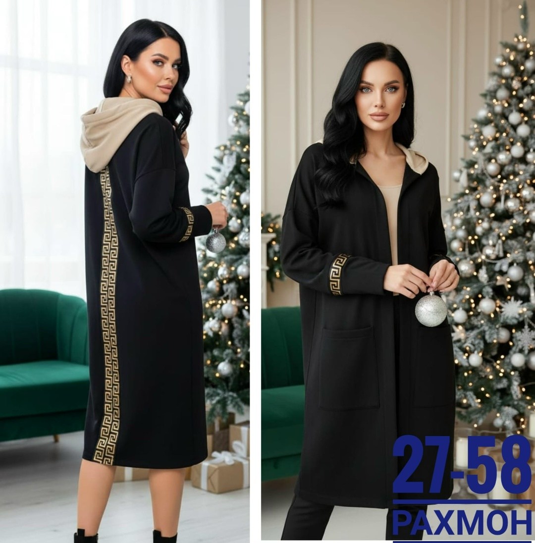 платье женская,платье на флисе,теплое платье с капюшоном,платье с капюшоном,трикотажное платье