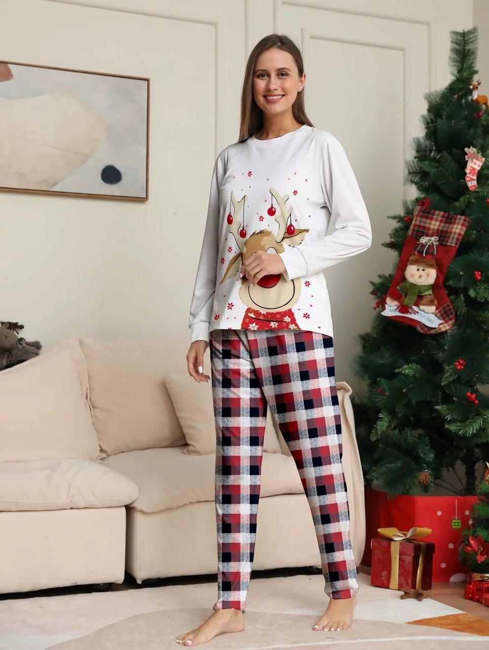 пижама женская новогодняя,пижама новый год женская,новогодние пижамы,новогодняя пижама домашний костюм,новогодняя домашняя пижама