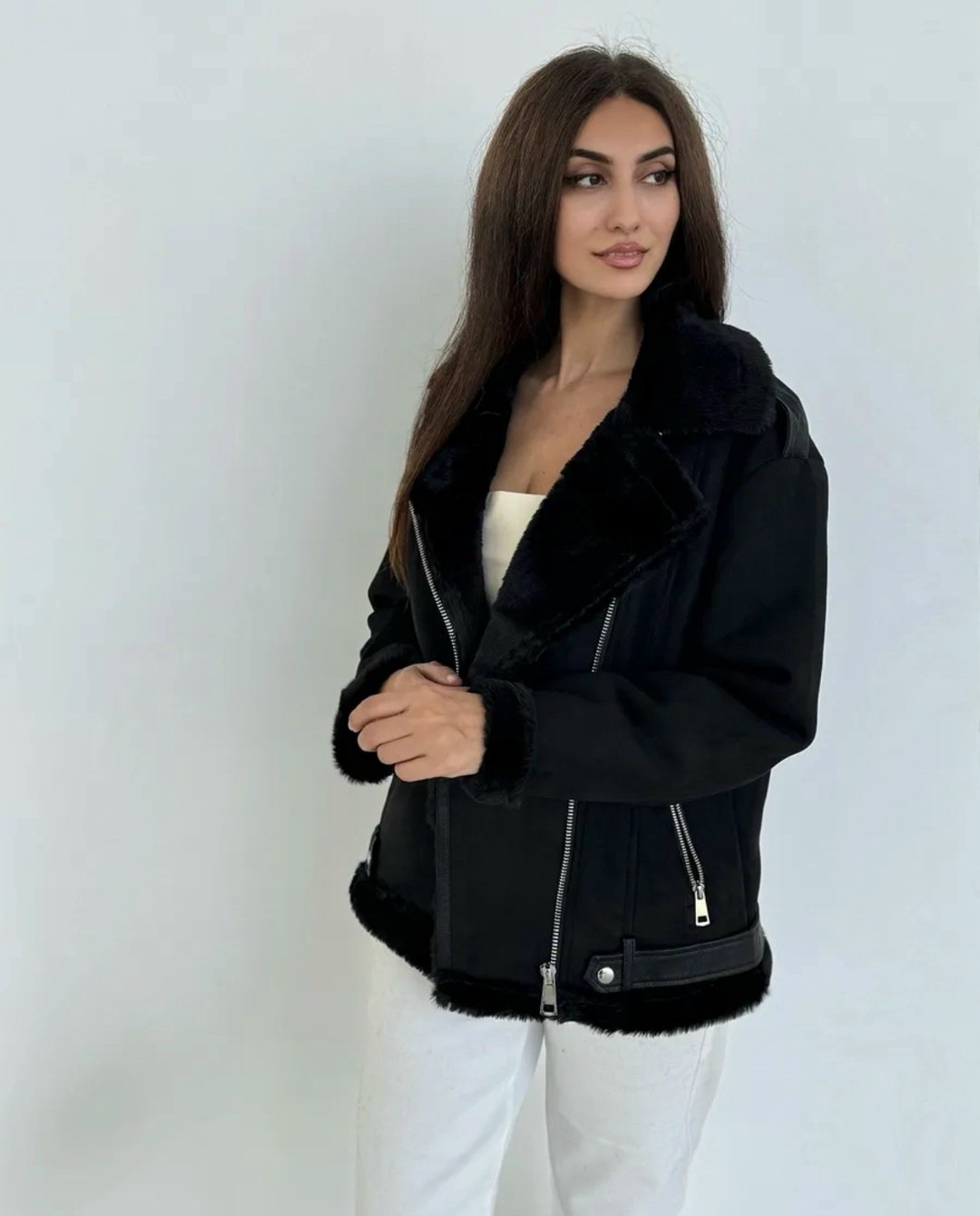 женская дубленка,белая дубленка,каляев дубленка авиатор,дубленка женская авиатор,дубленка авиатор зара