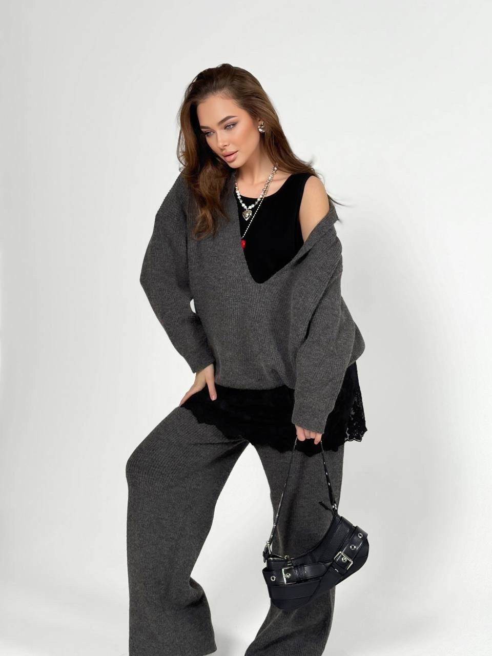 вязаные брюки,костюмы брючные,трикотажные костюмы,вязаные костюмы,джемпер для женщин