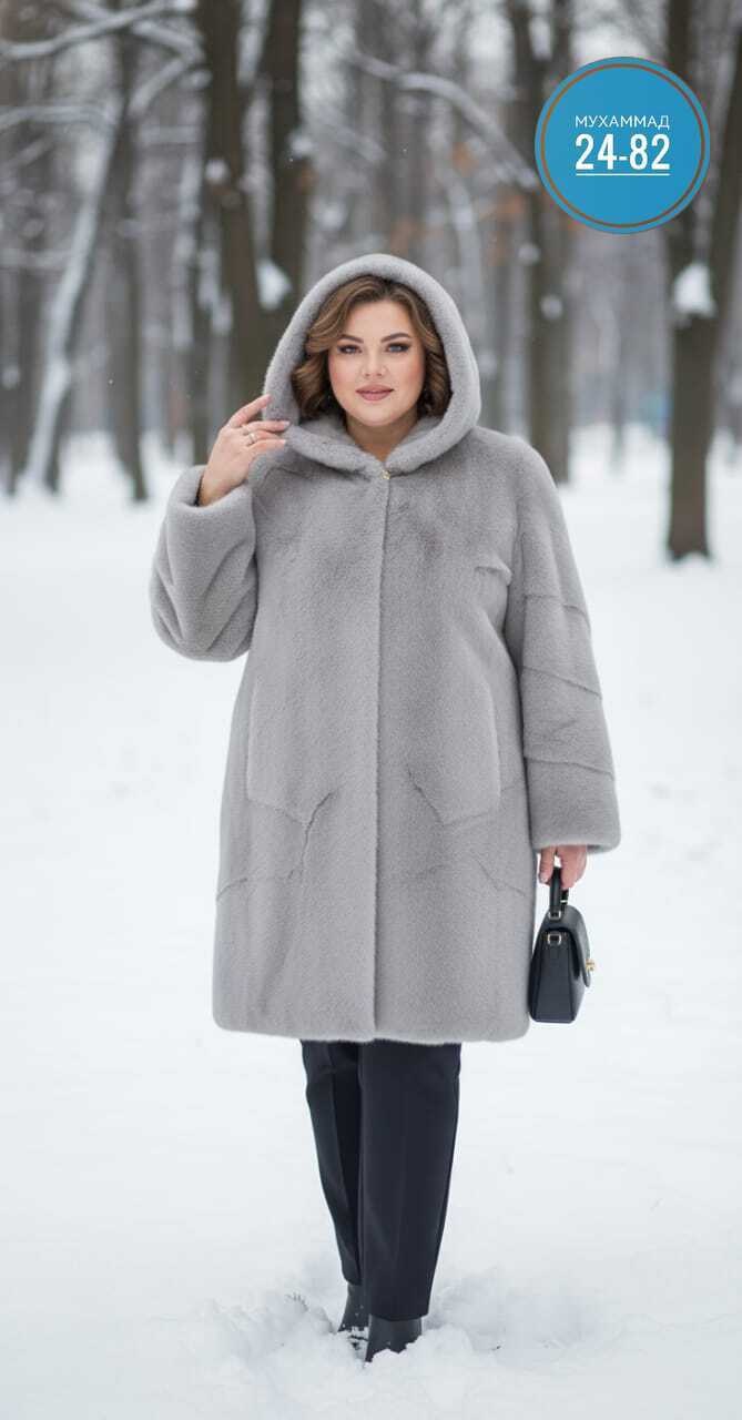 женская шуба,шубка,серая шуба,пальто с капюшоном,шуба натуральные