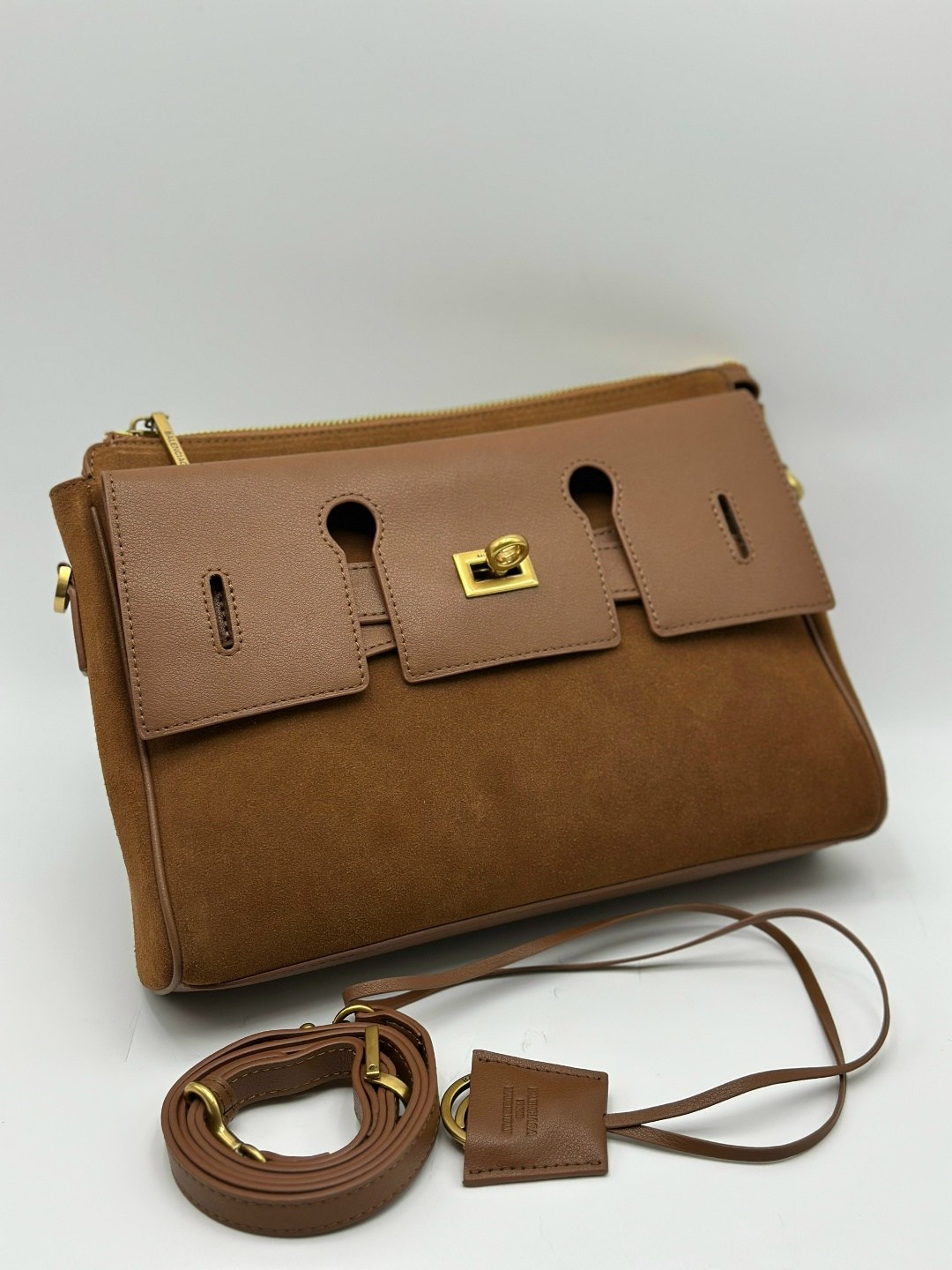 сумка,коричневая женская сумка,замшевая сумка,сумка женская замшевая,hermes сумка