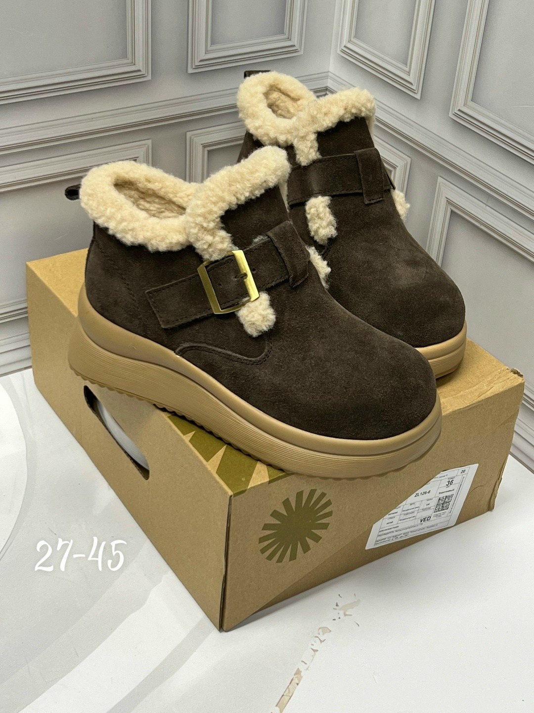 , женская,ботинки замша, зимняя женская, зимняя