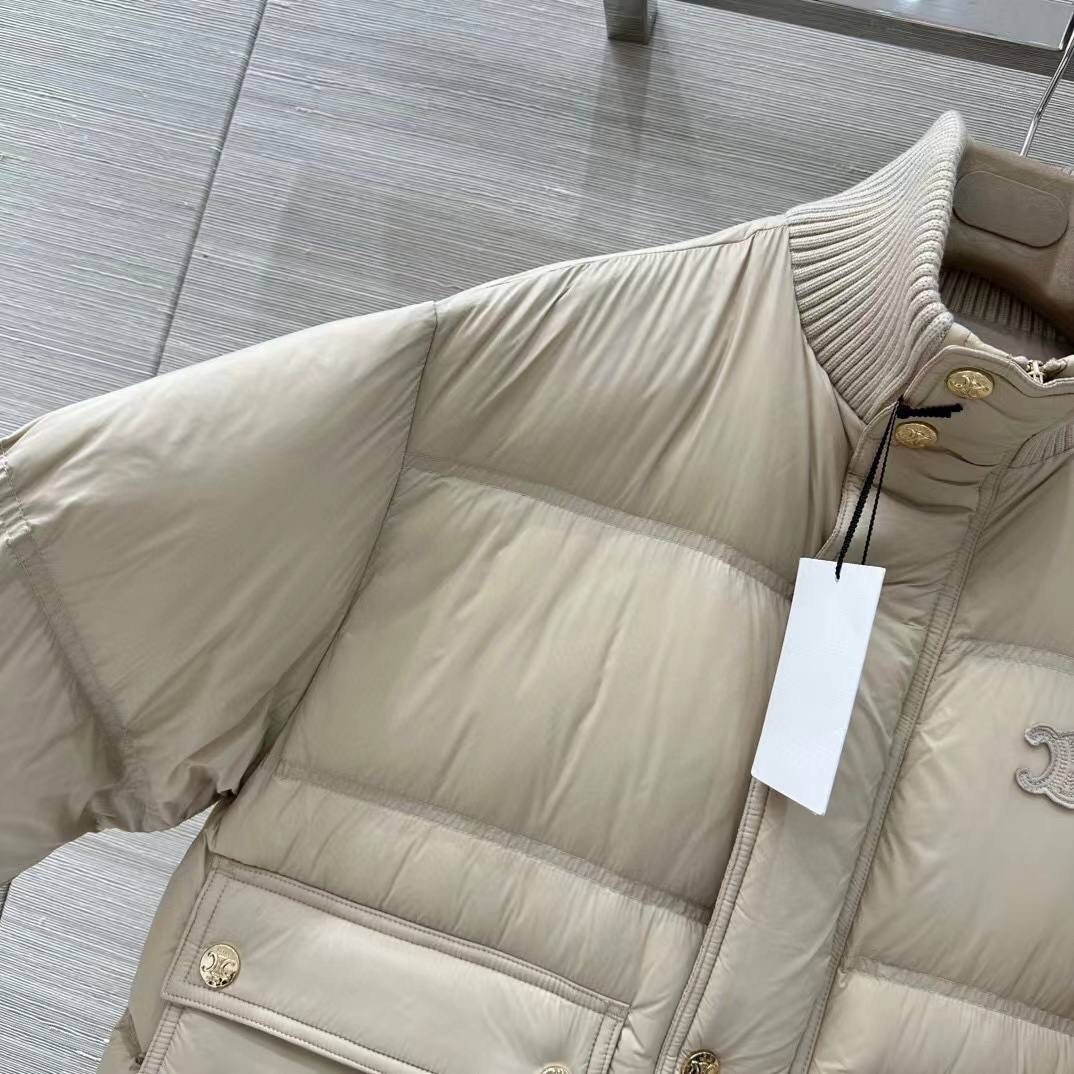 пуховик celine,пуховик бежевый,куртка пуховик,женские пуховики,зимние куртки