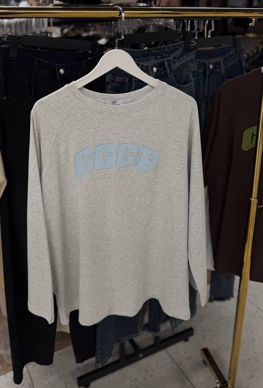 серый свитшот,свитшот женский,повседневный свитшот,свитшот оверсайз